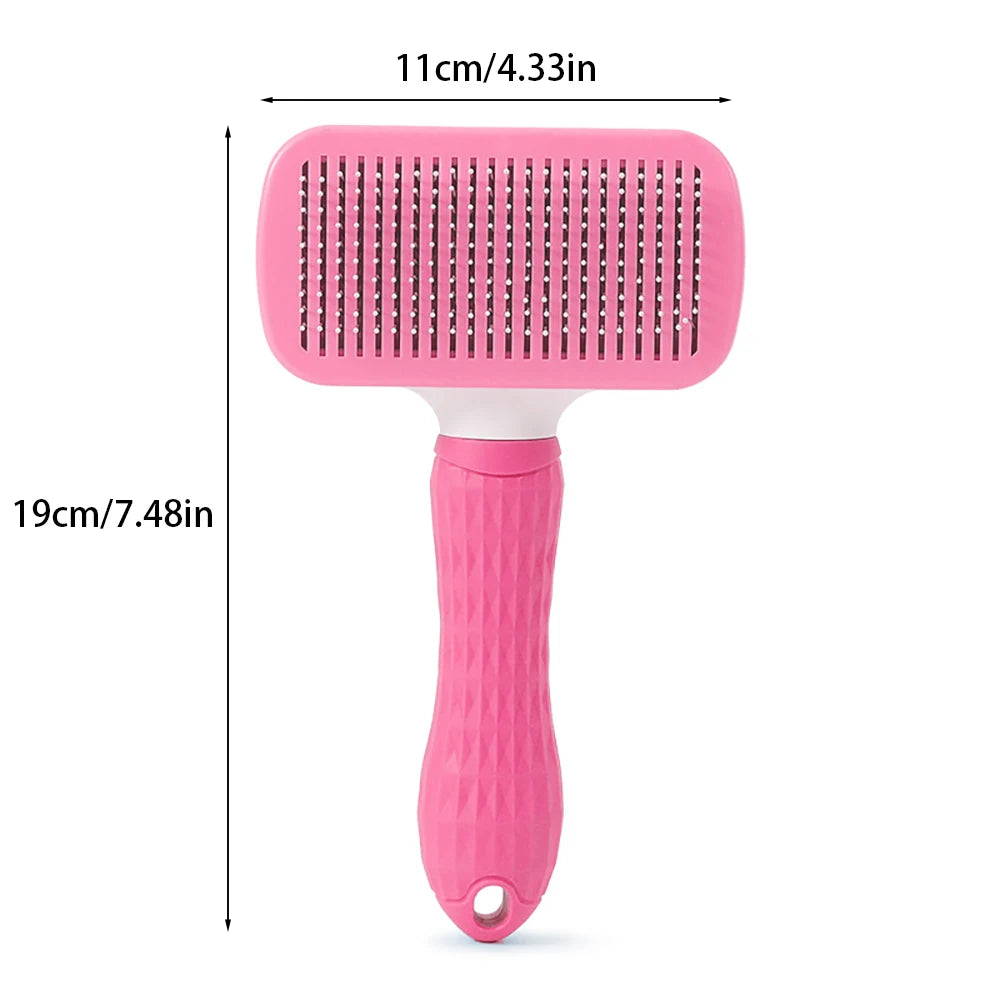 Cepillo Autolimpiable para Perros y Gatos