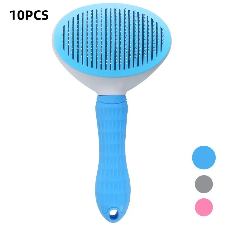 Cepillo Autolimpiable para Perros y Gatos