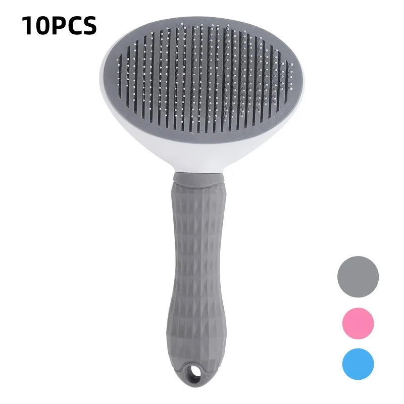 Cepillo Autolimpiable para Perros y Gatos