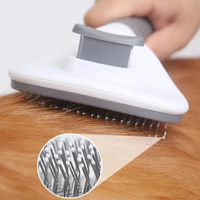 Cepillo Autolimpiable para Perros y Gatos