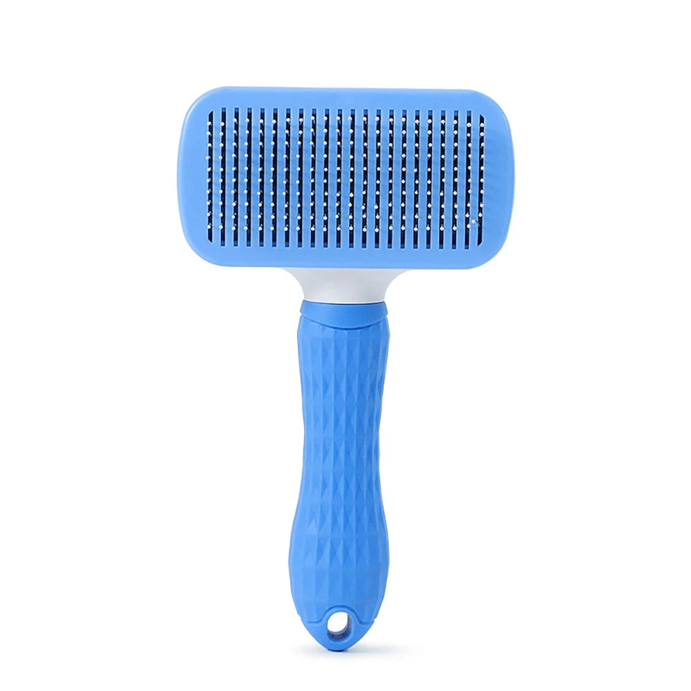 Cepillo Autolimpiable para Perros y Gatos